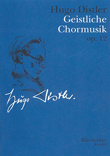 Beispielbild fr Geistliche Chormusik op. 12 zum Verkauf von Wonder Book