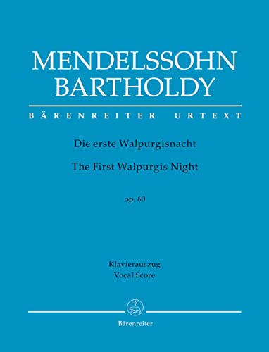 9790006534876: Die erste Walpurgisnacht op. 60: Ballade von Goethe fr Soli, Chor und Orchester