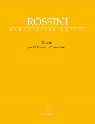 Beispielbild fr Duetto per Violoncello e Contrabbasso. Partitur, Stimmensatz, Urtextausgabe zum Verkauf von medimops