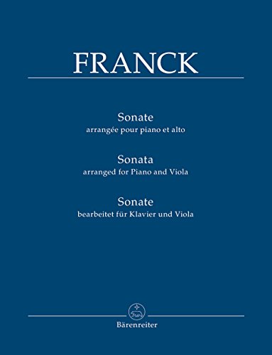 Beispielbild fr Sonate (bearbeitet fr Klavier und Viola). Spielpartitur zum Verkauf von medimops