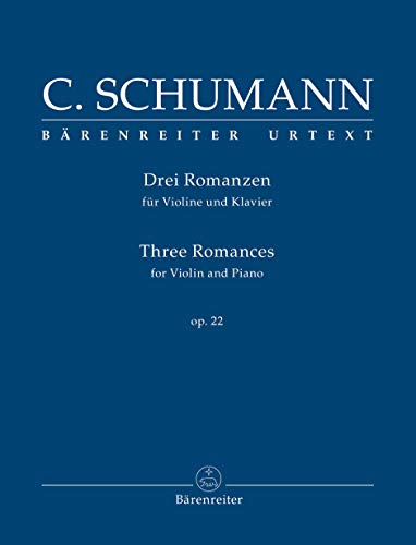 Beispielbild fr Drei Romanzen fr Violine und Klavier op. 22 zum Verkauf von Blackwell's