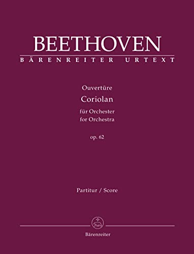 Imagen de archivo de Ouvert�re "Coriolan" f�r Orchester op. 62 a la venta por Chiron Media