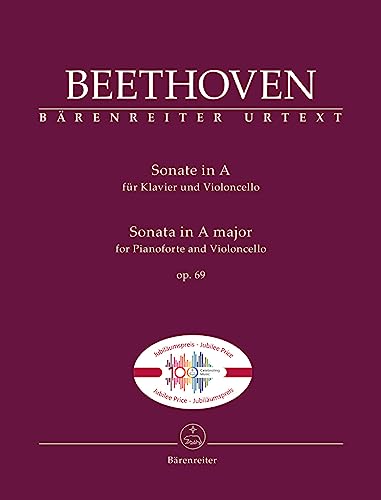 9790006577576: Sonate fr Klavier und Violoncello in A op. 69. Spielpartitur, Stimme, Urtextausgabe. BRENREITER URTEXT