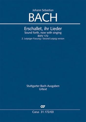 9790007058609: Erschallet, ihr Lieder - Soli SATB, SATB and Orchestra - VOCAL SCORE