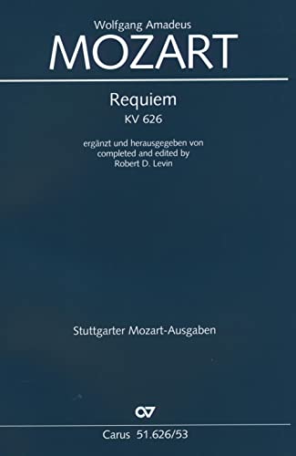 9790007068912: Requiem: ergnzt von Robert D. Levin