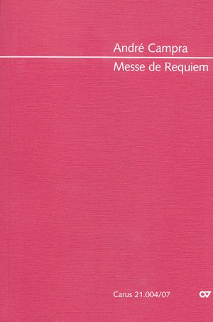 Imagen de archivo de Andr Campra-Messe de Requiem-STUDYSCORE a la venta por medimops