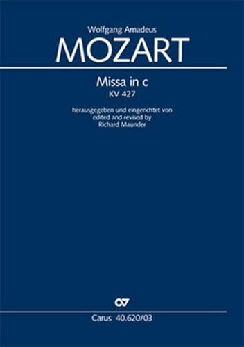 9790007073909: Mozart: Missa in C Minor, K. 427 (417a) (Revised by Maunder)