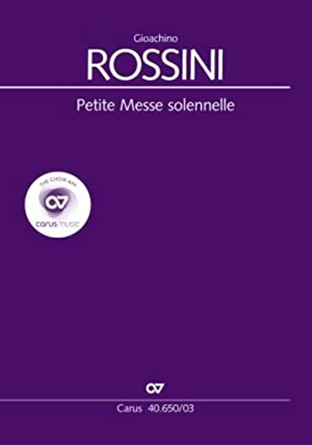 Beispielbild fr Petite Messe solennelle: Klavierauszug / Vocal score zugleich Stimme fr Pianoforte concertato zum Verkauf von medimops