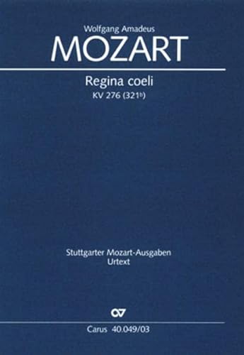 9790007086350: Regina Coeli C KV276 [321b] - Piano Reduction - PIANO REDUCTION