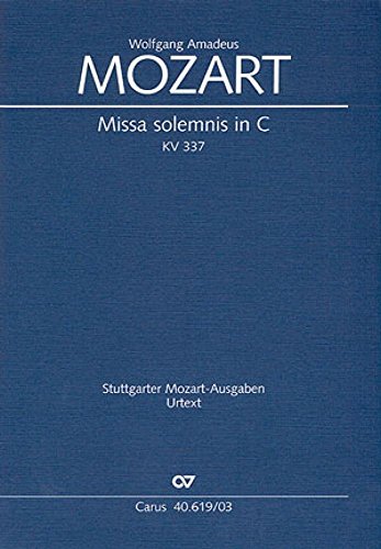 9790007088590: Missa solemnis in C