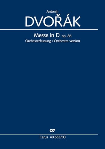 Beispielbild fr Messe D-Dur op.86, Klavierausgabe zum Verkauf von medimops