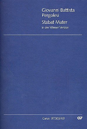 9790007092214: Stabat Mater - Soli SATB, SATB and Orchestra - VOCAL SCORE