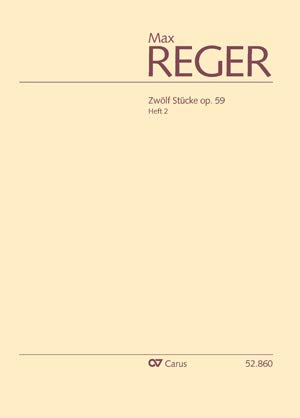 9790007144043: Reger: 12 Pieces, Op. 59 - Volume 2 (Nos. 7-12)