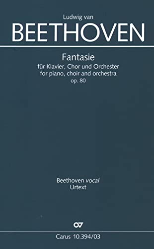 Stock image for Fantasie fr Klavier, Chor und Orchester (Klavierauszug) for sale by GreatBookPrices