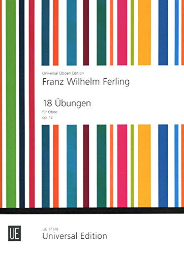 9790008010385: Wilhelm Ferling: 18 estudios para oboe op. 12