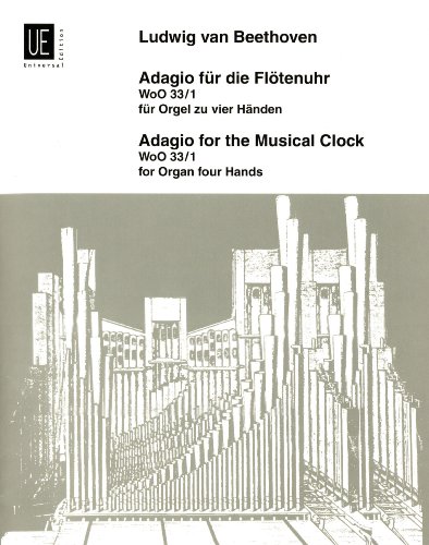 9790008012099: Adagio Para el reloj floeta Woo 33/1. rgano, piano a 4 manos