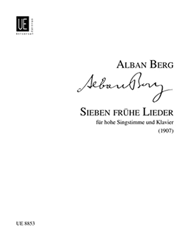 9790008050503: UNIVERSAL EDITION BERG A. - 7 FRUHE LIEDER - VOIX ET PIANO