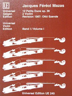 9790008063084: Petite Duos(12) 1 Op.38 - 2 Violins - Book