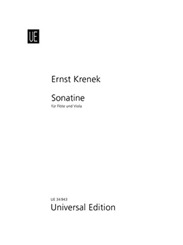 9790008081774: KRENEK E. - Sonatina Op.92 n 2a para Flauta y Viola