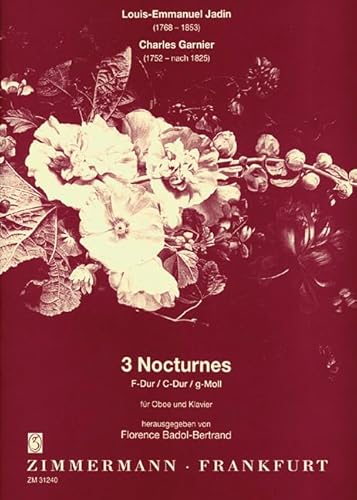 9790010312408: Six nocturnes: Nr. 1-3 F-Dur, C-Dur, g-Moll. oboe and piano.