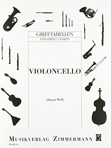 9790010901138: Grifftabelle fr Violoncello: Violoncello.