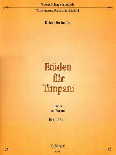 Beispielbild fr Etueden Fuer Timpani 1. Pauke zum Verkauf von medimops