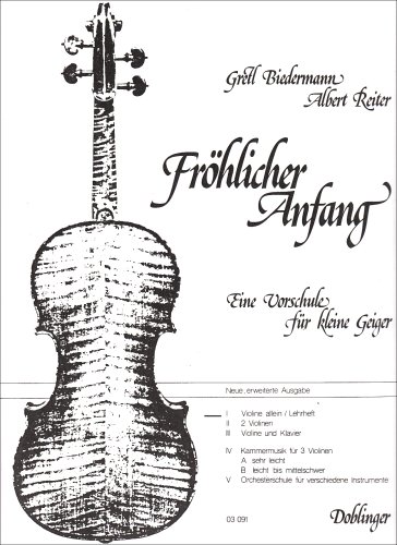 Beispielbild fr Frhlicher Anfang 1. Violine zum Verkauf von medimops