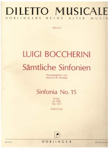 Beispielbild fr Sinfonia Nr. 15 d-Dur Op. 35 - 1 zum Verkauf von medimops