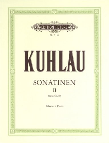 Beispielbild fr Sonatinas for Piano, Vol. 2 (Ops. 60-88) zum Verkauf von Blackwell's