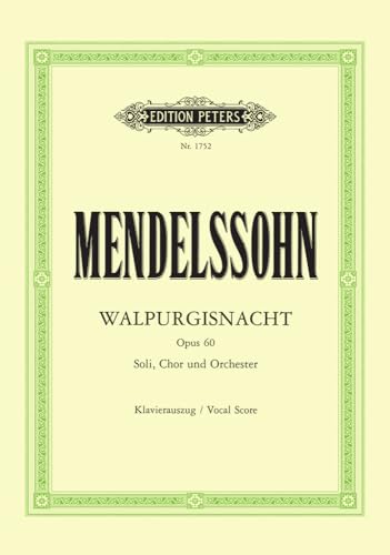 Beispielbild fr Walpurgisnacht op. 60: Klavierauszug zum Verkauf von medimops