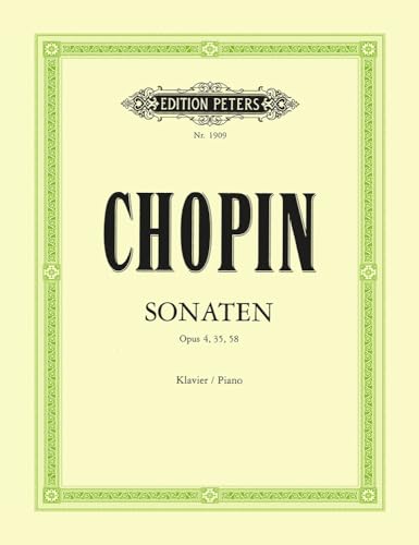 9790014008536: Sonaten piano: Opp. 4, 35, 58 (Edition Peters)