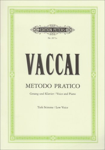 Stock image for Metodo Pratico di Canto Italiano: Practical Method for Low Voice and Piano for sale by AwesomeBooks