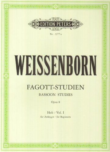 Beispielbild fr Bassoon Studies Op.8 Vol.1 zum Verkauf von Blackwell's