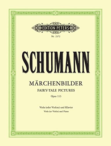

SCHUMANN - Cuentos de Hadas Op.113 "Marchenbilder" para Viola (Violin) y Piano