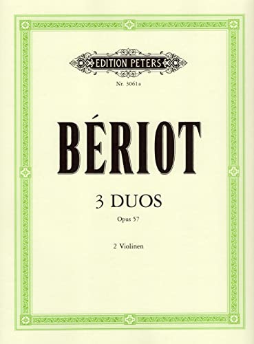 Beispielbild fr 3 Duos Concertants, Op. 57 zum Verkauf von Blackwell's