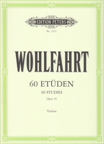 9790014015589: 60 Studies Op. 45 for Violin (Edition Peters)