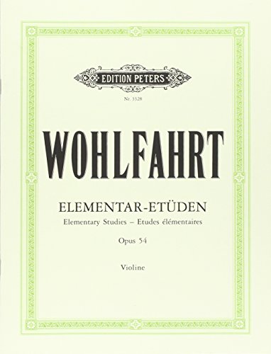 Beispielbild fr 40 Elementary Studies Op. 54 for Violin zum Verkauf von Blackwell's