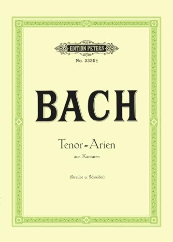 Imagen de archivo de 15 Tenor Arias from Cantatas a la venta por Blackwell's