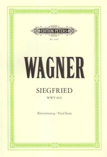 Stock image for Siegfried Wwv 86C (Vocal Score) for sale by Blackwell's