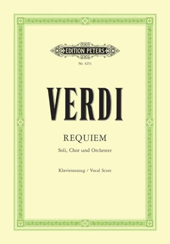 

Missa da Requiem for four Solo Voices, Chorus and Orchestra (Vocal Score)