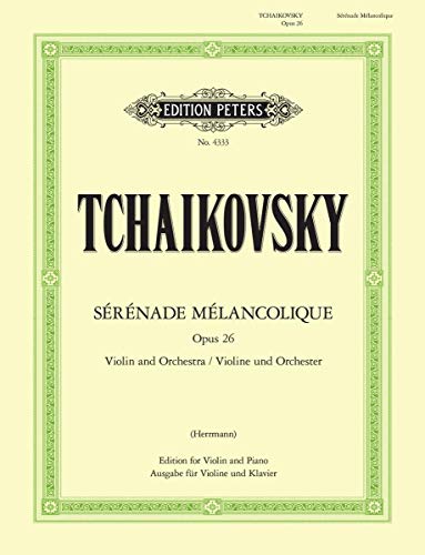 Stock image for Srnade mlancolique Op. 26 (Edition for Violin and Piano): For Violin and Orchestra (Edition Peters) for sale by Ria Christie Collections