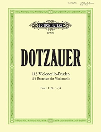 Beispielbild fr 113 Exercises for Violoncello, Book 1 zum Verkauf von Blackwell's