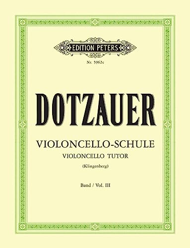 9790014042684: Violoncelloschule 3 violoncelle: Upper Positions (Edition Peters)