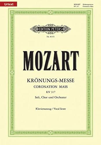 Stock image for Missa in C K317 Coronation Mass (Vocal Score) for sale by Blackwell's