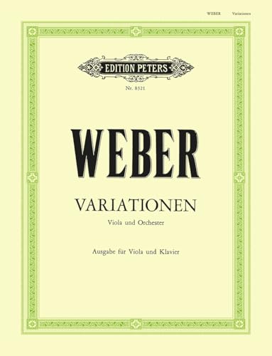 9790014064730: WEBER - Variaciones para Viola y Piano (Andreae/Herausgeber)