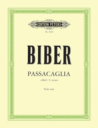 Beispielbild fr Passacaglia from Mystery Sonatas (Transcribed for Viola) zum Verkauf von Blackwell's