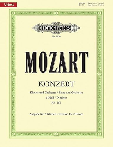 Beispielbild fr Piano Concerto No. 20 in D Minor K466 (Edition for 2 Pianos) zum Verkauf von Blackwell's