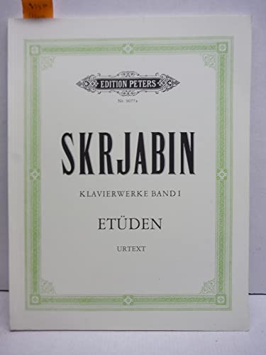 9790014072889: Klavierwerke 1 etudes op.8 42 piano: tudes Opp. 8, 42, 65 (Edition Peters)