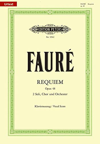 Imagen de archivo de Messe de Requiem d-Moll op. 48: fr Soli (Sopran- und Bariton-Solo), Chor und Orchester / Klavierauszug a la venta por medimops