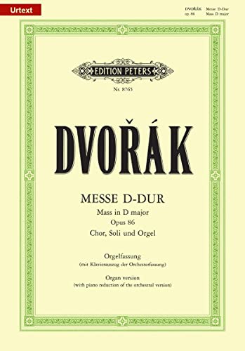 Stock image for Messe D-Dur op. 86: für gemischten Chor, Soli und Orgel oder Orchester / Orgelfassung mit Klavierauszug der Orchesterfassung for sale by AwesomeBooks